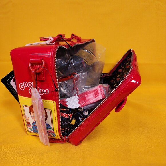 Loungefly Chucky Good Guys Tool Chest Crossbody Bag Halloween Horror Movie NEW - Picture 11 of 14